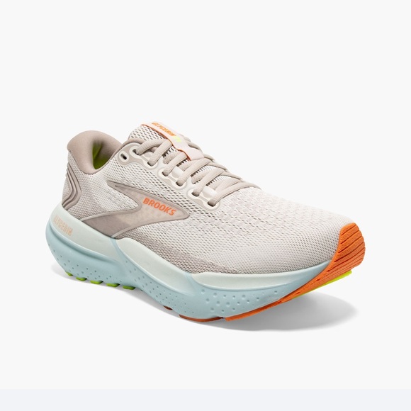 Brooks Shoes - Women’s BROOKS Glycerin 21 Running shoes- Coconut/Aqua/Autumn Sunset. Size 5.5